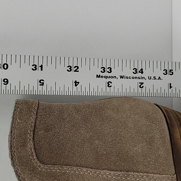 Lucky Brand Breah Boho Chic Ankle Boot Tan Taupe Size 8 - Picture 15 of 16